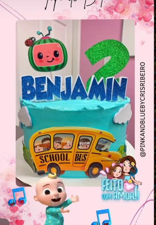 Topo de Bolo Cocomelão