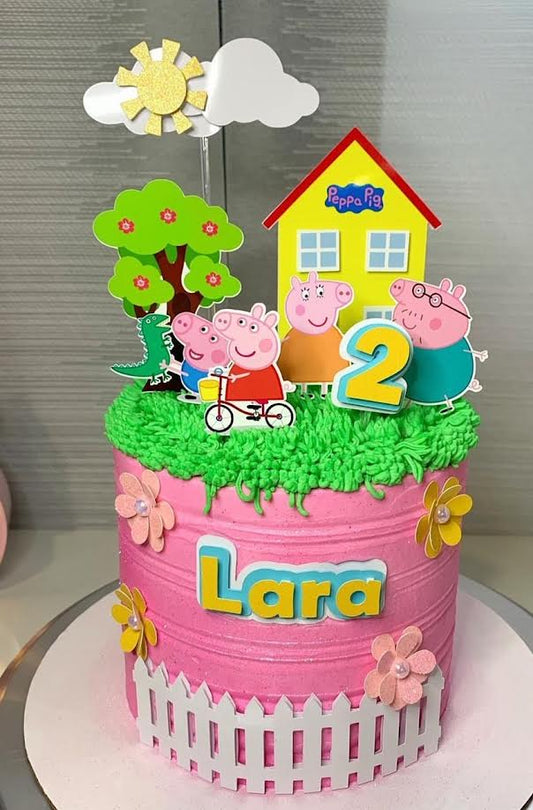 Topo de bolo Peppa Pig