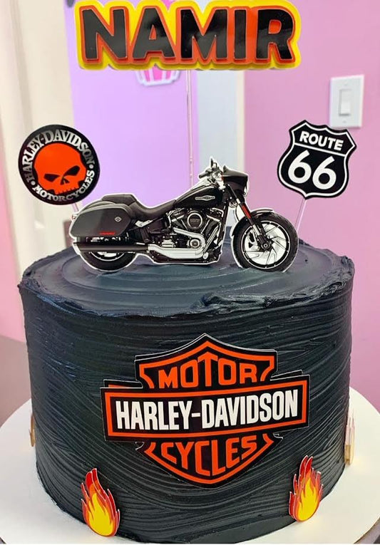 Topo de bolo Harley-Davidson