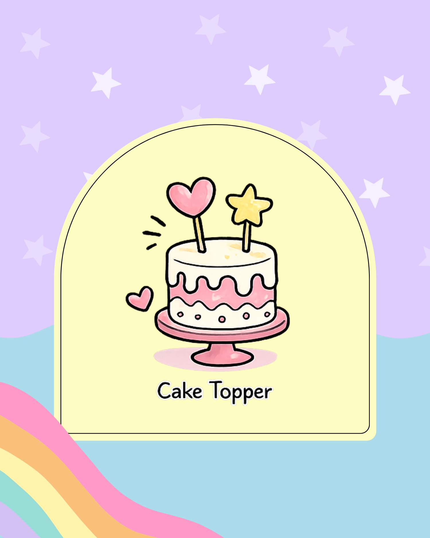 * CAKE TOPPER *