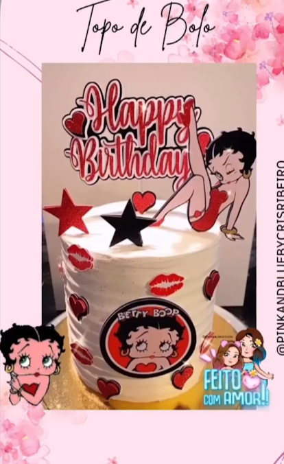 Betty Boop Cake Topper