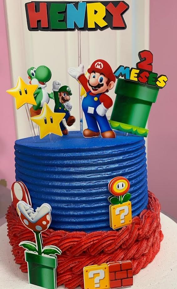 Super Mario Bros Cake Topper