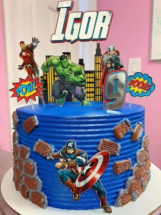 Avengers Cake Topper