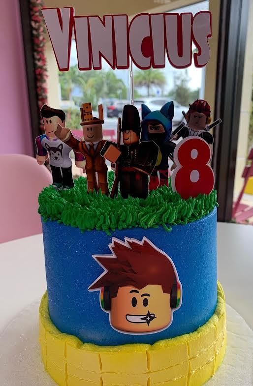 Roblox Boy Cake Topper