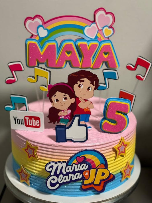 Maria Clara & JP Cake Topper