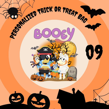 PERSONALIZED TRICK OR TREAT BAG BLUEY