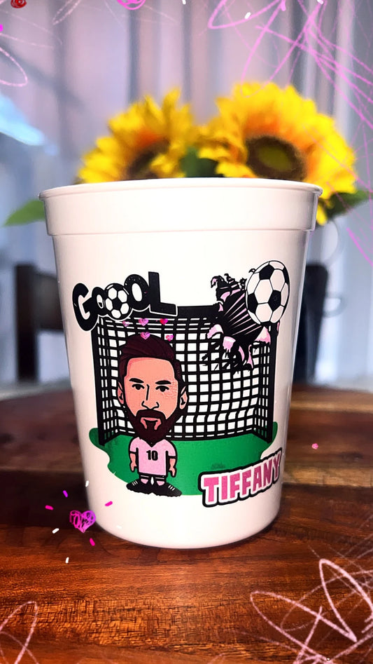 PERSONALIZED PLASTIC CUPS (12 pcs)