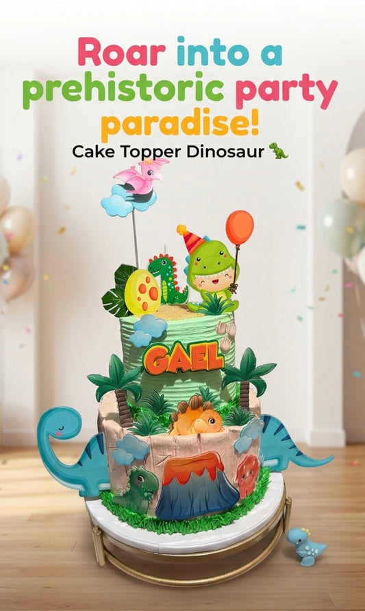 * DINOSAUR CAKE TOPPER 2 *