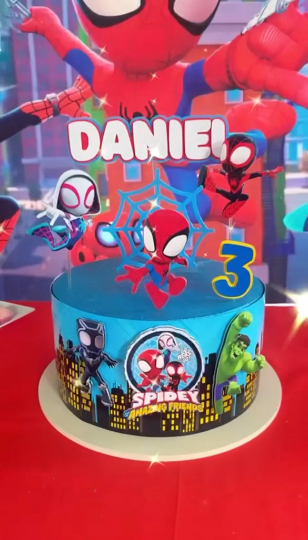 Spiderman and Friends Cake Topper