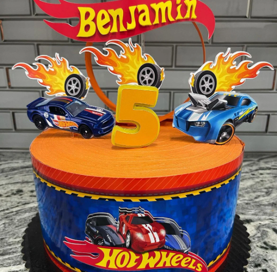 Hot Wheels Cake Topper