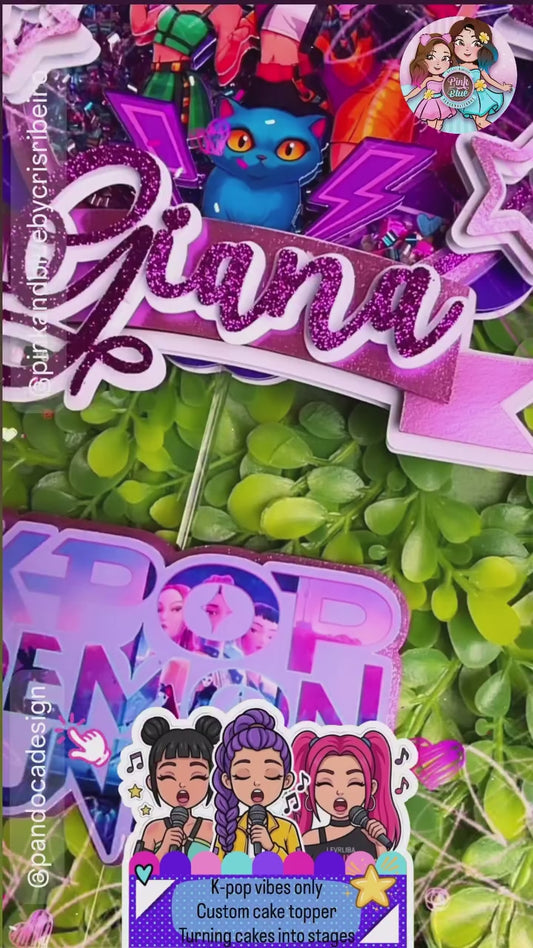 K POP CAKE TOPPER SHAKE