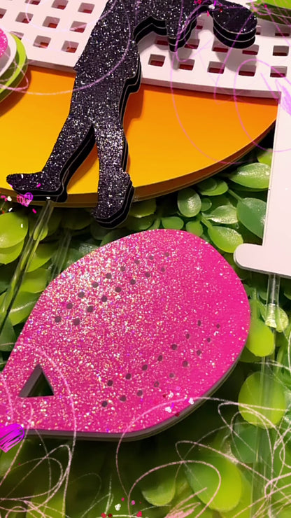 BEACH TENNIS CAKE TOPPER